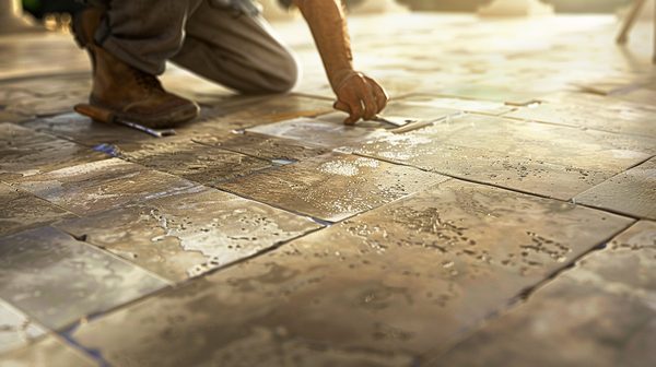 Guide prix pour la pose de travertin extérieur