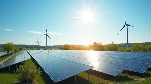 Les énergies renouvelables contribuent à la transition énergétique